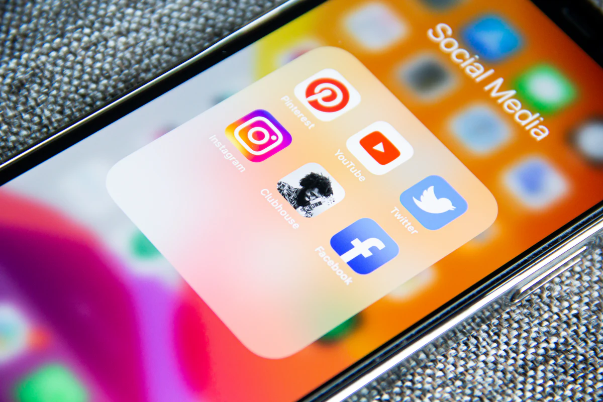 Smartphone with marketing dashboards